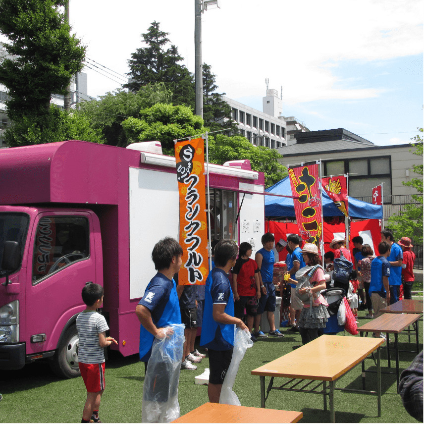 キッチンカーの屋台